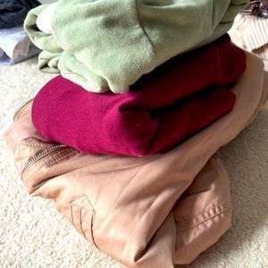 Sweater and bomber jacket bundle!!!